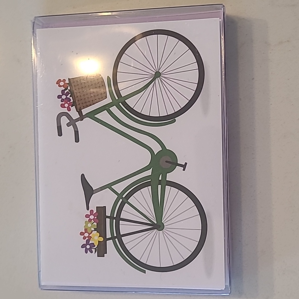 Julu Blank Bicycle Cards with Envelopes